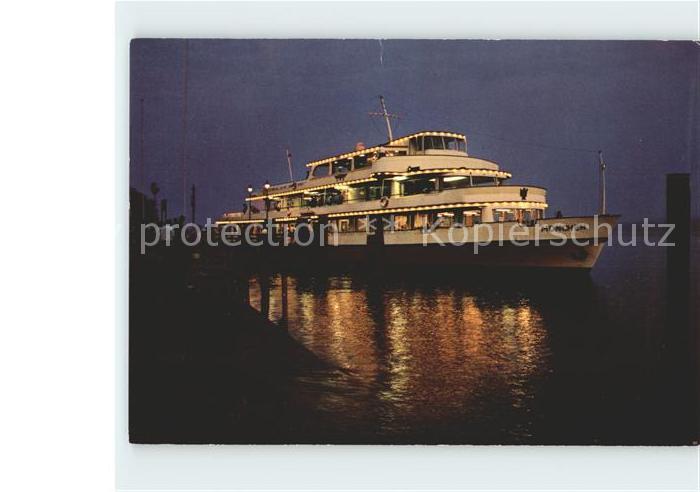 Motorschiffe Muenchen Bodensee-Flotte Nachtfahrt