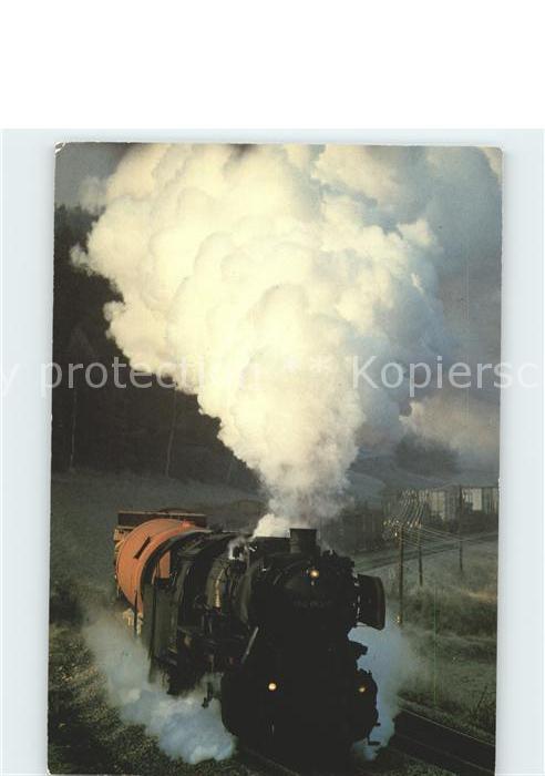 Lokomotive 052 055 Bw Schwandorf Strecke Nuernberg-Sulzbach-Rosenberg Farbbildba