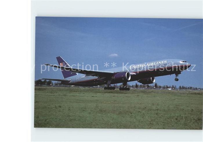 Flugzeuge Zivil United Airlines Boeing 777-222 N777UA
