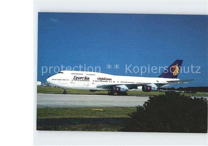 Flugzeuge Zivil Egypt Air Boeing 747.300 SU-GAL