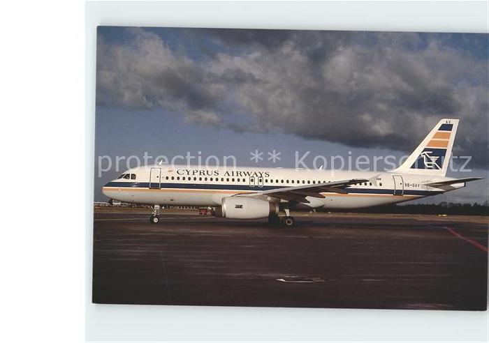 Flugzeuge Zivil Cyprus Airways Airbus A.320-231 5B-DAV c/n 37