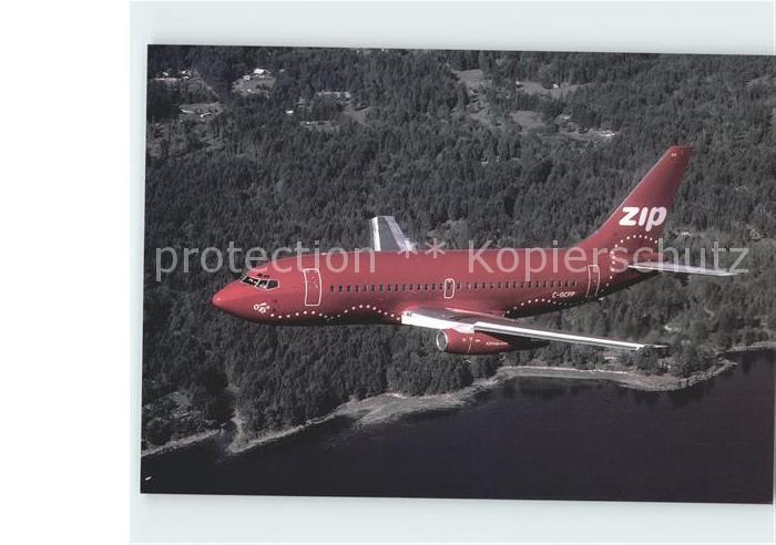 Flugzeuge Zivil ZIP Boeing B737-200 C-GCPP