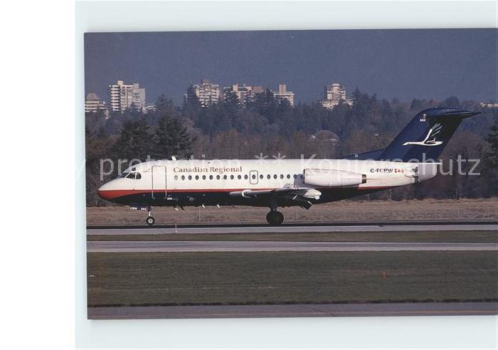 Flugzeuge Zivil Canadian Regional F28-1000 C-FCRW c/n 11029