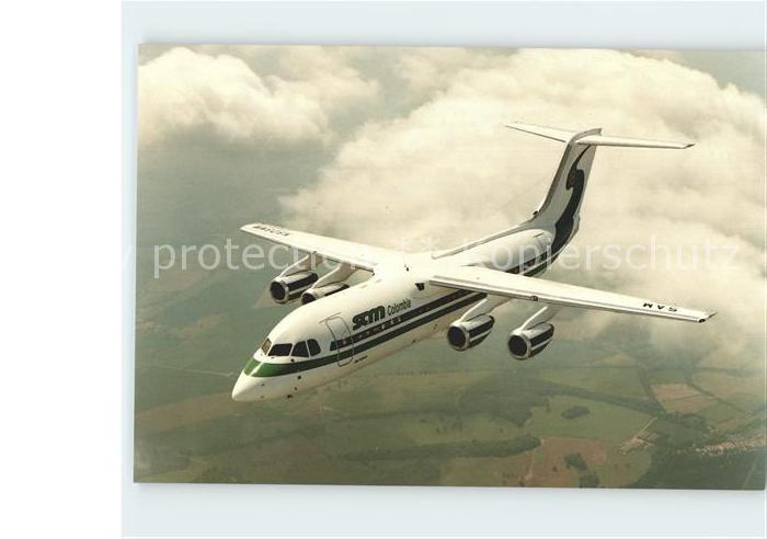 Flugzeuge Zivil Sam Colombia Avro RJ 100 Avroliner BAe 146-100 Sociedad Aeronaut