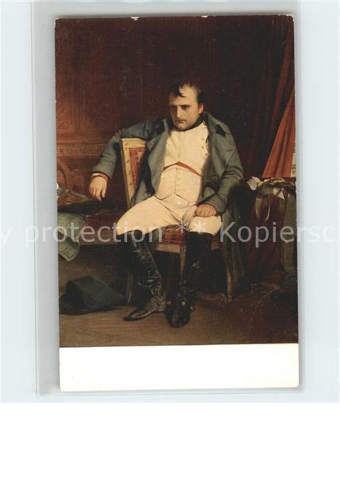 Kuenstlerkarte Delaroche Napoleon Verlag-E.-A.-Semmann-Nr. 10