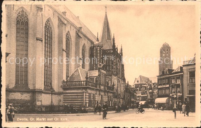 Zwolle Overijssel Gr. Markt Gr. Kerk