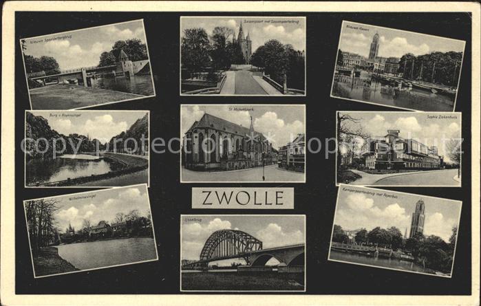 Zwolle Overijssel Spoolderbergbrug Sassenpoorterbrug St.