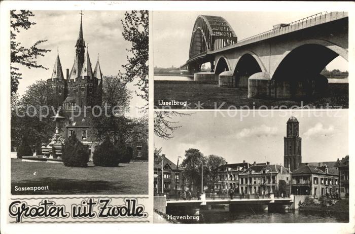 Zwolle Overijssel IJsselbrug Havenbrug Sassenpoort