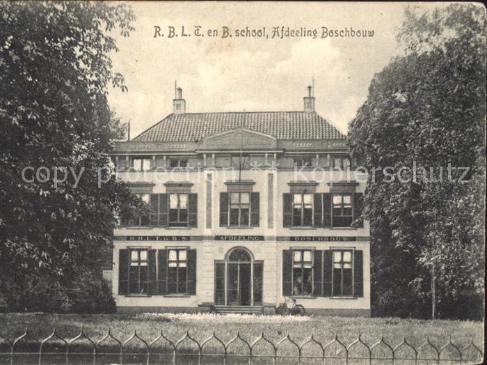 Niederlande R.B.L. B. School Afdeeling Boschbouw