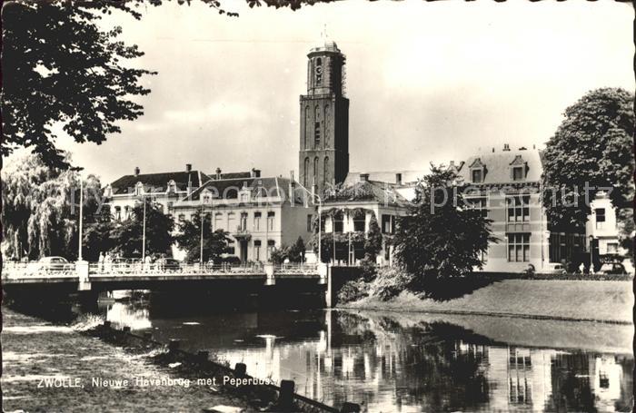 Zwolle Overijssel Havenbrug Peperbus