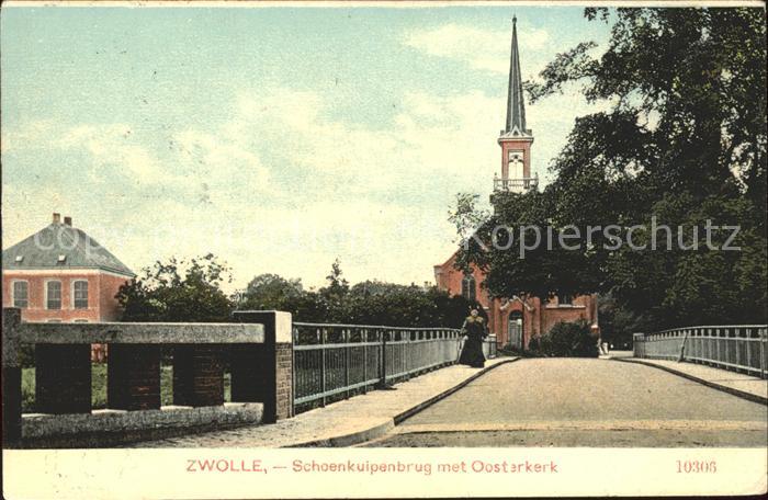 Zwolle Overijssel Schoenkuipenbrug Oosterkerk