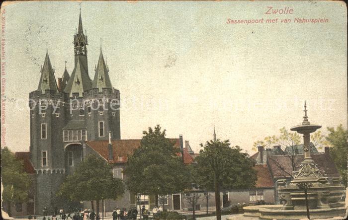 Zwolle Overijssel Sassenpoort Nahuisplein