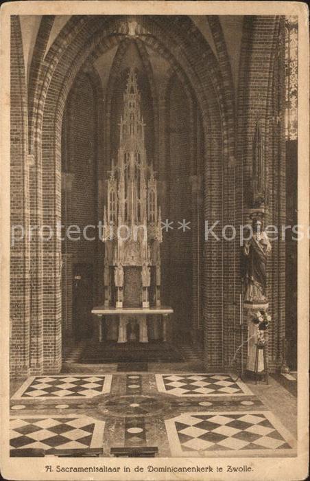 Zwolle Overijssel Sacramentsaltaar Dominicanerkerk