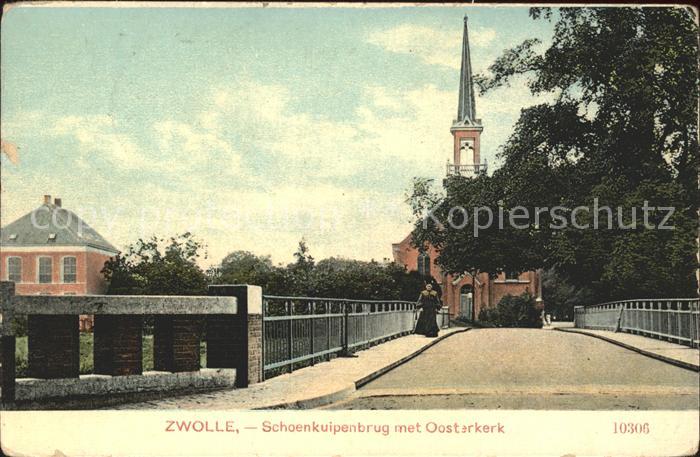 Zwolle Overijssel Schoenkuipenbrug Oosterkerk