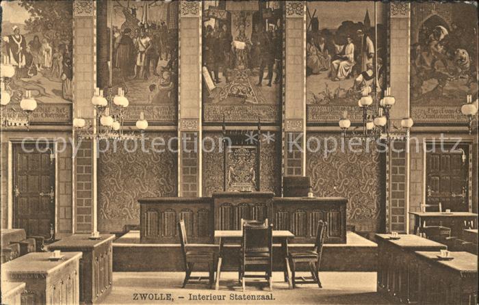 Zwolle Overijssel Interieur Statenzaal