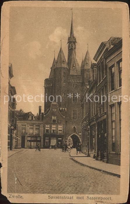 Zwolle Overijssel Sassenstraat Sassenpoort