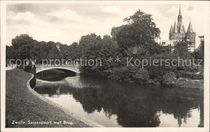 Zwolle Overijssel Sassenpoort Brug