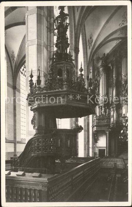 Zwolle Overijssel St. Michaelkerk Preekstoel