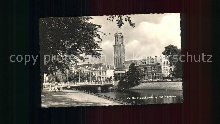 Zwolle Overijssel Havenbrug Peperbus