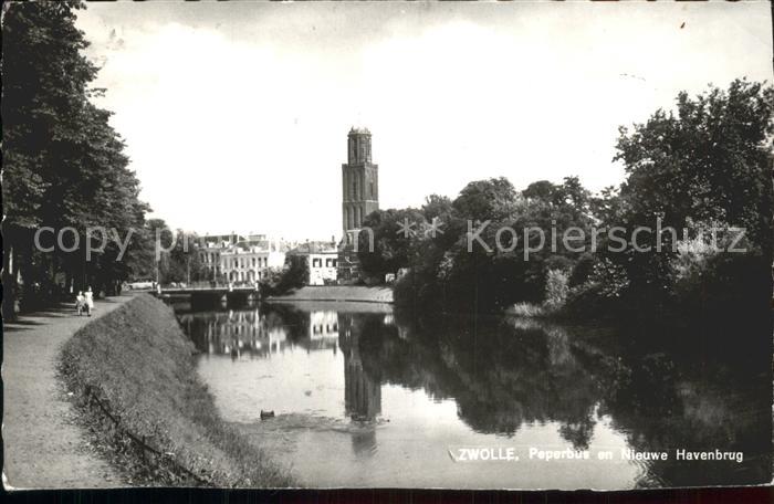 Zwolle Overijssel Peperbus Havenbrug
