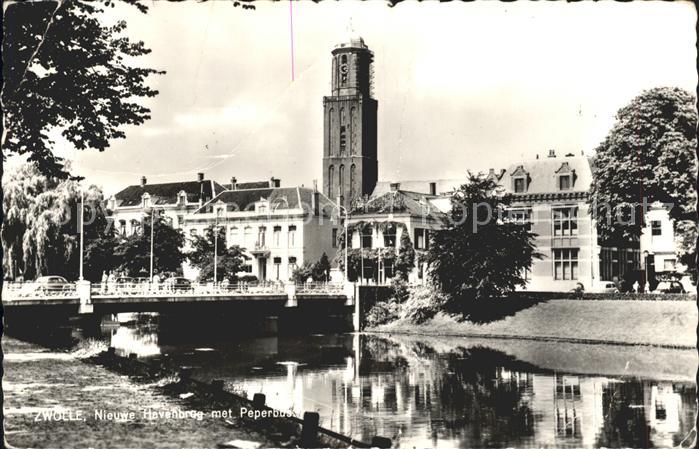 Zwolle Overijssel Havenbrug Peperbus