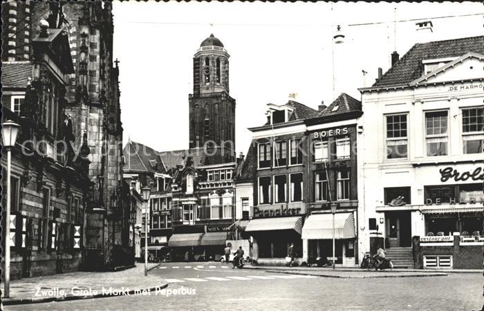 Zwolle Overijssel Grote Markt Peperbus