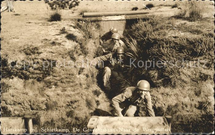 Harskamp Inf. Schietkamp De Gevechtsbaan Naar Werpputten