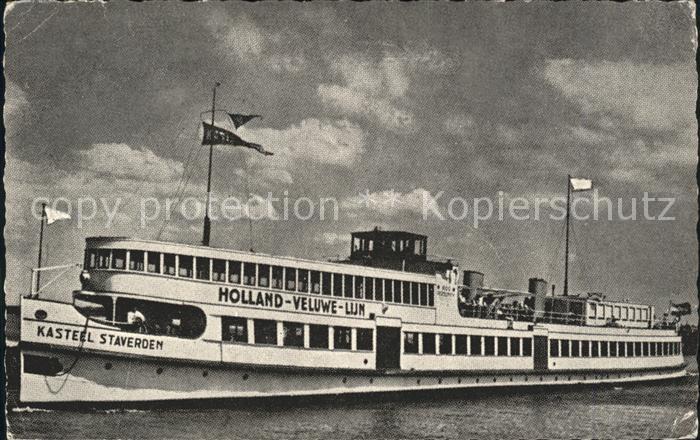 Harderwijk Stoomboot Mij Holland Veluwe Lijn
