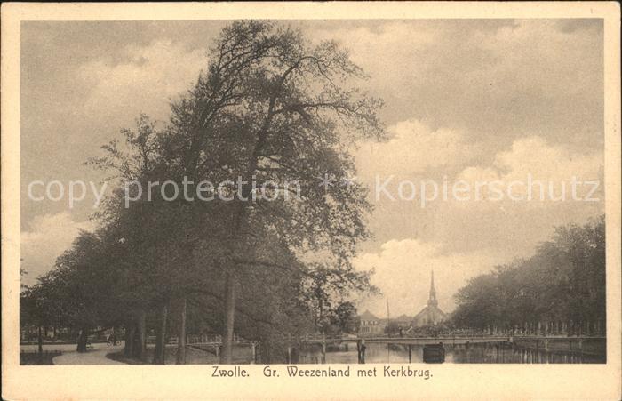 Zwolle Overijssel Gr. Weezenland Kerkbrug
