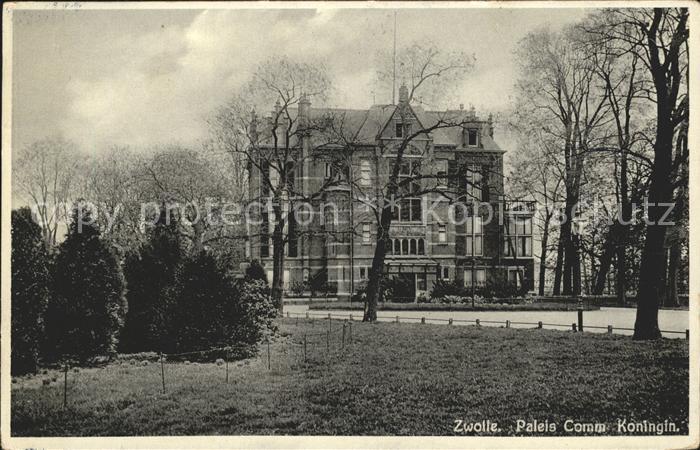 Zwolle Overijssel Paleis Comm Koningin