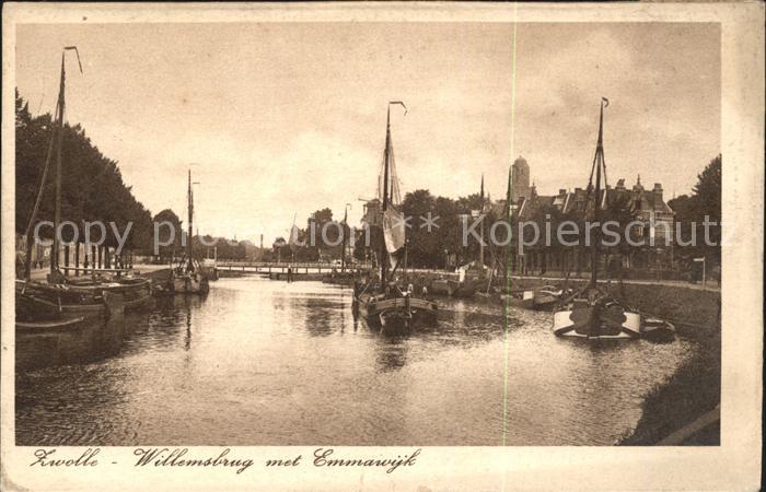 Zwolle Overijssel Willemsbrug Emmawijk