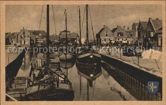 Spakenburg Hafen Schiff Wappen