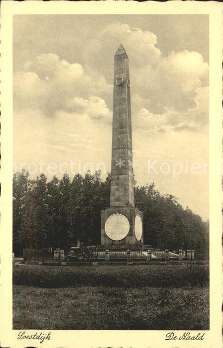 Soestdijk De Naald Gedenknaald Denkmal