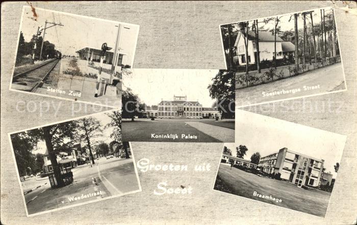 Soest Netherlands Station Zuid Straat Braamhage Koninklijk Paleis