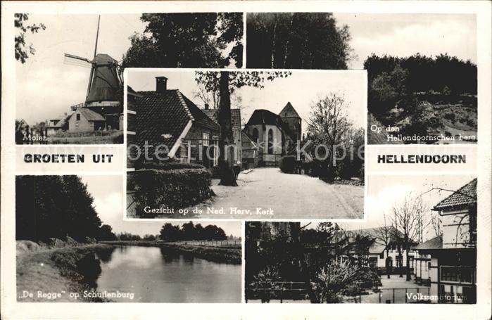 Hellendoorn Molen Kerk Hollendoornsche Berg Regge Sanatorium