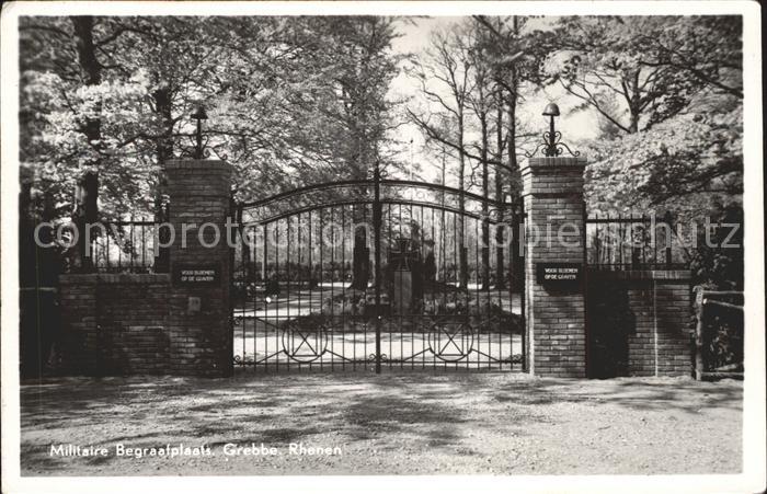 Rhenen Militaire Begraafplaats Grebbe Monument