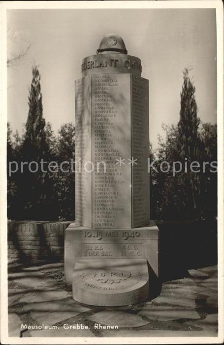 Rhenen Mausoleum Grebbe Denkmal