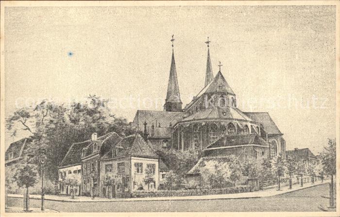 Deventer Bergkerk Kirche Kuenstlerkarte