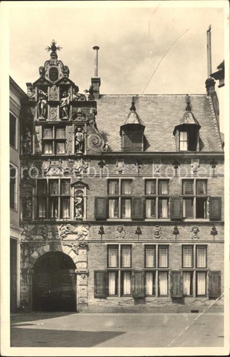 Deventer Penninckshoek met ingang Doopsgezinde Kerk Fassade