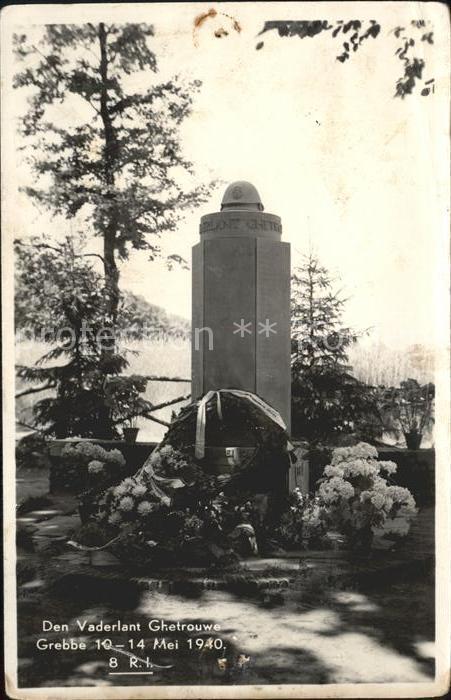 Rhenen Den Vaderlant Ghetrouwe Grebbe 8 R I Denkmal