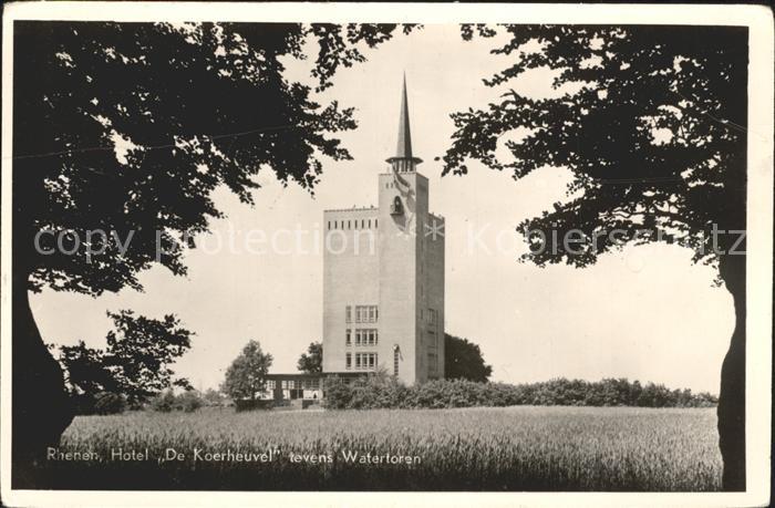 Rhenen Hotel De Koerheuvel tevens Watertoren