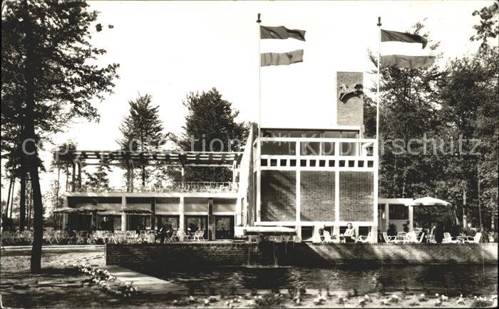 Rhenen Ouwehands Bad Restaurant met Dakterras Fahne