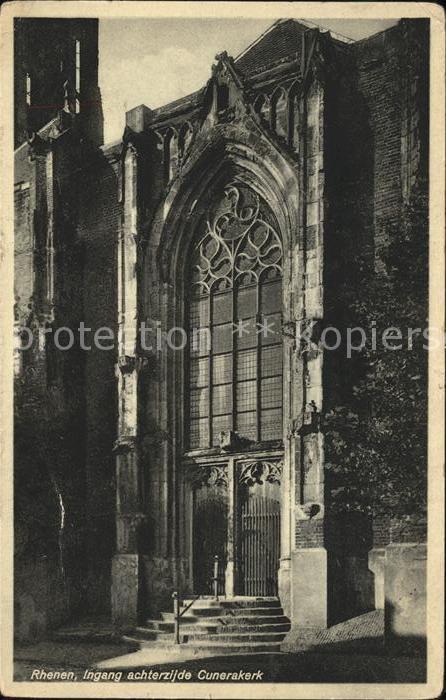 Rhenen Ingang achterzijde Cunerakerk Kirche
