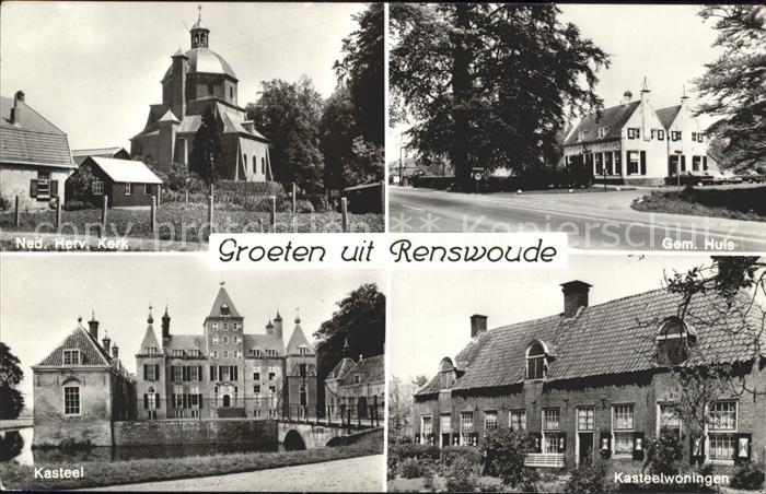 Renswoude Kerk Gemeentehuis Kasteel Kasteelwoningen
