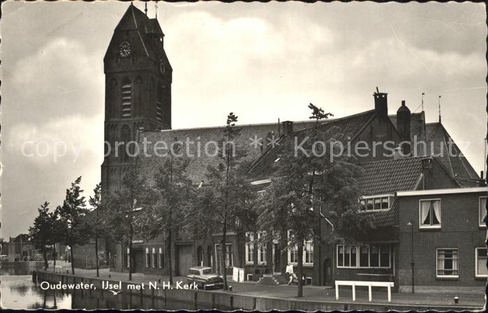 Oudewater Ijssel met NH Kerk Kirche