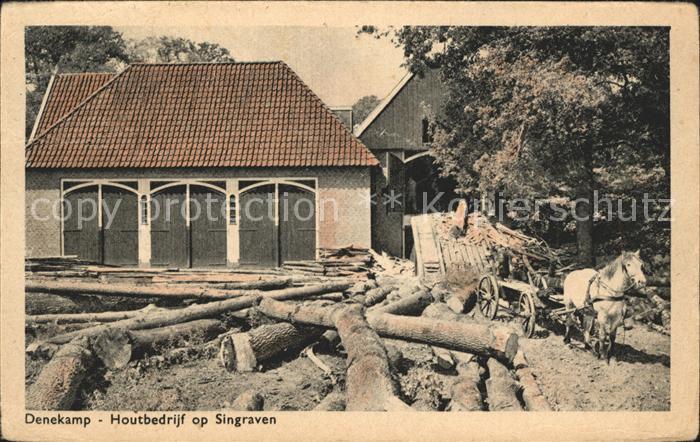 Denekamp Houtbedrijf op Singraven Pferdefuhrwerk