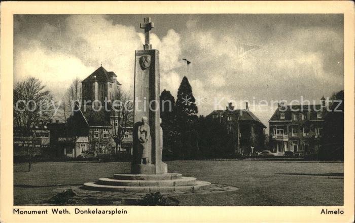 Almelo Monument Weth. Donkelaarsplein Denkmal