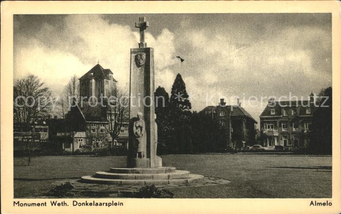 Almelo Monument Weth. Donkelaarsplein Denkmal