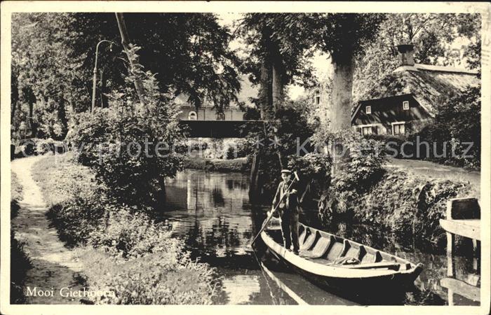 Giethoorn Kahn Wasserstrasse