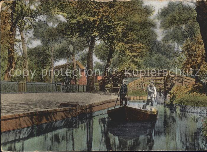 Giethoorn Melkbezorging Kahn Wasserstrasse